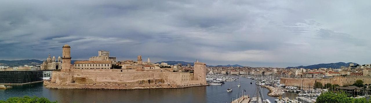 Studio Vue Imprenable Sur Marseilles Buitenkant foto